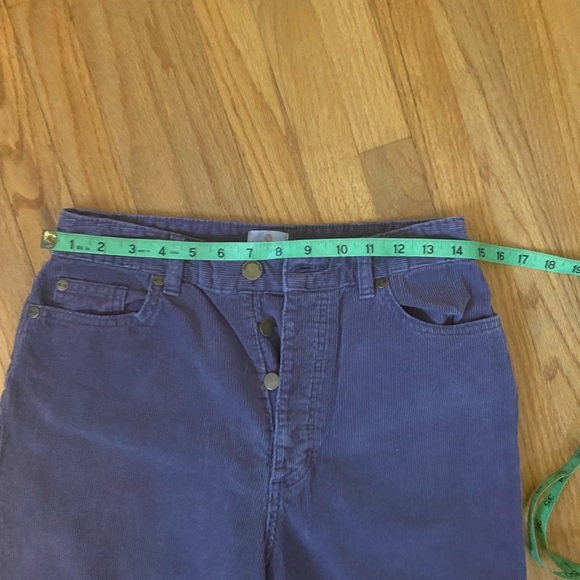 Sisstrevolution Violet corduroy wide leg button up pant size 27/6 - Picture 6 of 7